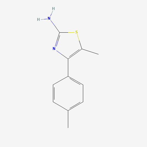 16942-66-8 5-Methyl-4-(4-methylphenyl)-1,3-thiazol-2-amine chemical structure
