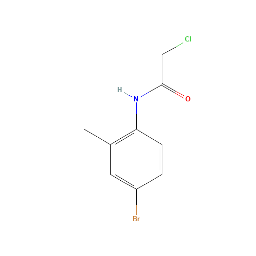 96686-51-0 N-(4-Bromo-2-methylphenyl)-2-chloroacetamide chemical structure