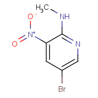 70232-59-6 5-Bromo-N-methyl-3-nitropyridin-2-amine chemical structure