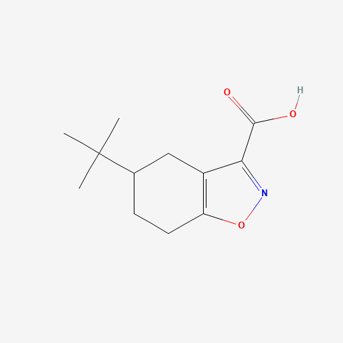 832684-43-2 5-tert-Butyl-4,5,6,7-tetrahydro-benzo[d]isoxazole-3-carboxylic acid chemical structure