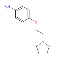 50609-01-3 4-(2-Pyrrolidin-1-yl-ethoxy)-phenylamine chemical structure