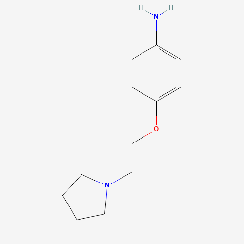 50609-01-3 4-(2-Pyrrolidin-1-yl-ethoxy)-phenylamine chemical structure