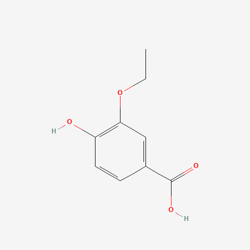 5438-38-0 3-Ethoxy-4-hydroxy-benzoic acid chemical structure