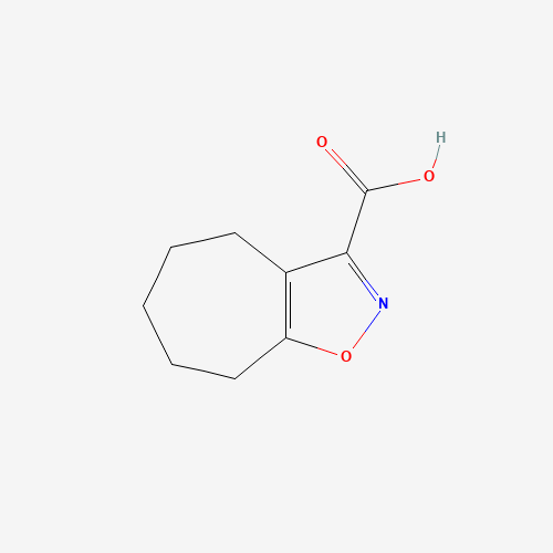 33230-32-9 5,6,7,8-Tetrahydro-4H-cyclohepta[d]isoxazole-3-carboxylic acid chemical structure