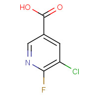 38185-57-8 5-Chloro-6-fluoronicotinic acid chemical structure