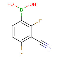 871940-31-7 2,4-Difluoro-3-cyanophenylboronic acid chemical structure