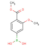 603122-41-4 3-Methoxy-4-methoxycarbonylphenylboronic acid chemical structure