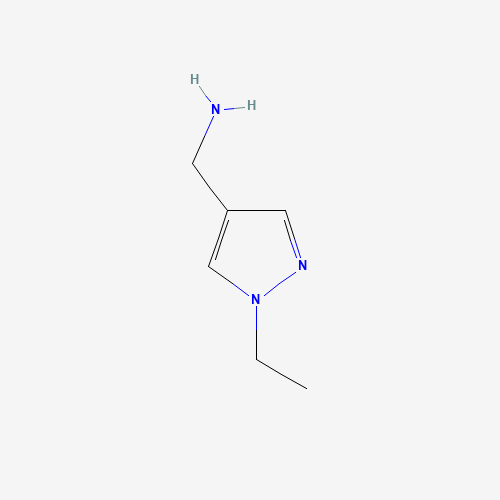 856696-09-8 (1-Ethyl-1H-pyrazol-4-yl)methylamine chemical structure