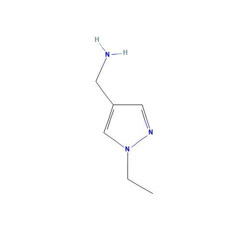 856696-09-8 (1-Ethyl-1H-pyrazol-4-yl)methylamine chemical structure