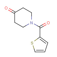 141945-71-3 1-(Thien-2-ylcarbonyl)piperidin-4-one chemical structure