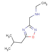 915925-33-6 N-[(5-Isobutyl-1,2,4-oxadiazol-3-yl)methyl]-ethanamine chemical structure