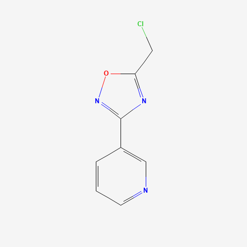 15328-03-7 3-[5-(Chloromethyl)-1,2,4-oxadiazol-3-yl]pyridine chemical structure