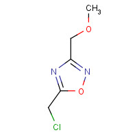 120003-15-8 5-(Chloromethyl)-3-(methoxymethyl)-1,2,4-oxadiazole chemical structure