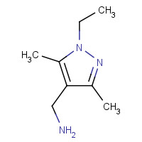 936940-14-6 (1-Ethyl-3,5-dimethyl-1H-pyrazol-4-yl)methylamine chemical structure