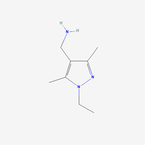 936940-14-6 (1-Ethyl-3,5-dimethyl-1H-pyrazol-4-yl)methylamine chemical structure