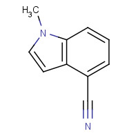 628711-58-0 1-Methyl-1H-indole-4-carbonitrile chemical structure