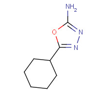 98427-18-0 5-Cyclohexyl-1,3,4-oxadiazol-2-amine chemical structure
