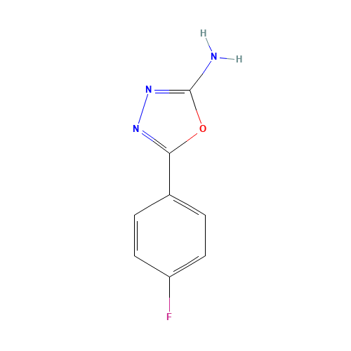 7659-07-6 5-(4-Fluorophenyl)-1,3,4-oxadiazol-2-amine chemical structure