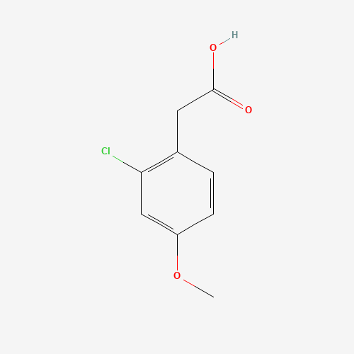 91367-09-8 (2-Chloro-4-methoxyphenyl)acetic acid chemical structure