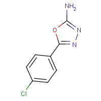 28004-62-8 5-(4-Chlorophenyl)-1,3,4-oxadiazol-2-amine chemical structure
