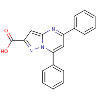 5646-98-0 5,7-Diphenylpyrazolo[1,5-a]pyrimidine-2-carboxylic acid chemical structure