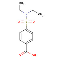 1213-06-5 4-[(Diethylamino)sulfonyl]benzoic acid chemical structure