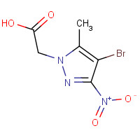 345637-67-4 (4-Bromo-5-methyl-3-nitro-1H-pyrazol-1-yl)-acetic acid chemical structure