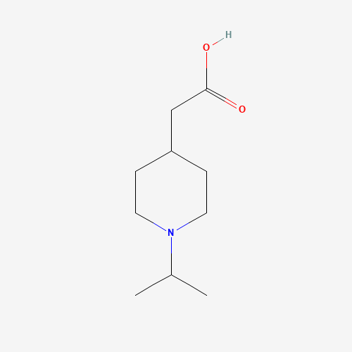 754183-67-0 (1-Isopropylpiperidin-4-yl)acetic acid chemical structure