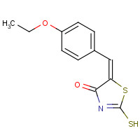 100063-24-9 (5E)-5-(4-Ethoxybenzylidene)-2-mercapto-1,3-thiazol-4(5H)-one chemical structure