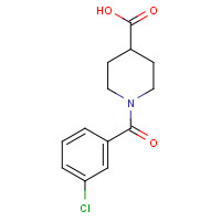 401581-33-7 1-(3-Chlorobenzoyl)piperidine-4-carboxylic acid chemical structure