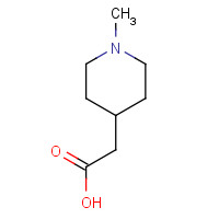 87647-06-1 (1-Methylpiperidin-4-yl)acetic acid chemical structure