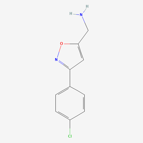 66046-42-2 [3-(4-Chlorophenyl)-5-isoxazolyl]methanamine chemical structure