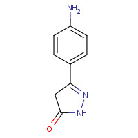 103755-57-3 5-(4-Aminophenyl)-2,4-dihydro-3H-pyrazol-3-one chemical structure