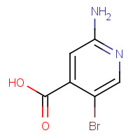 1000339-23-0 2-Amino-5-bromopyridine-4-carboxylic acid chemical structure
