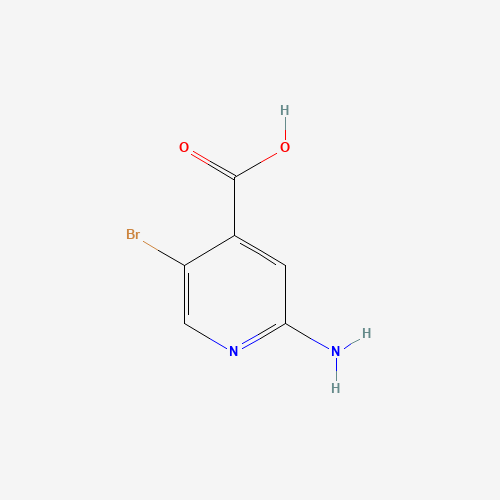 1000339-23-0 2-Amino-5-bromopyridine-4-carboxylic acid chemical structure