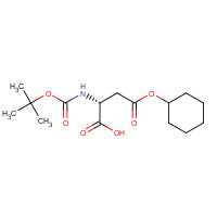 112898-18-7 N-Alpha-t-Boc-D-aspartic beta-cyclohexyl ester chemical structure