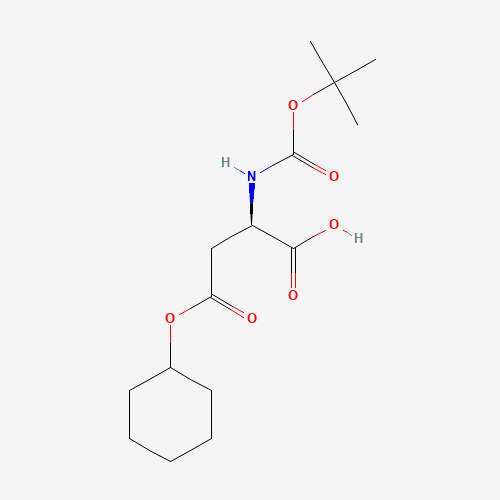 112898-18-7 N-Alpha-t-Boc-D-aspartic beta-cyclohexyl ester chemical structure