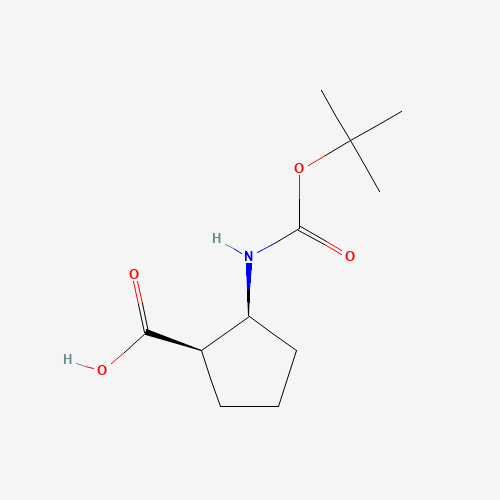 136315-70-3 (1R,2S)-Boc-2-amino-1-cyclopentanecarboxylic acid chemical structure