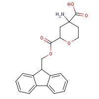 285996-72-7 Fmoc-4-amino-tetrahydropyran-4-carboxylic acid chemical structure