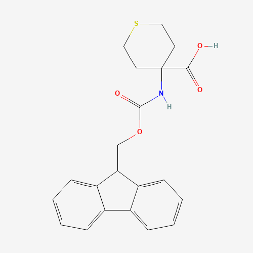 368866-35-7 Fmoc-4-amino-tetrahydrothiopyran-4-carboxylic acid chemical structure