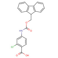 186320-13-8 Fmoc-4-amino-2-chlorobenzoic acid chemical structure