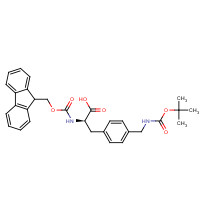 268731-06-2 Fmoc-4-(Boc-aminomethyl)-D-phenylalanine chemical structure