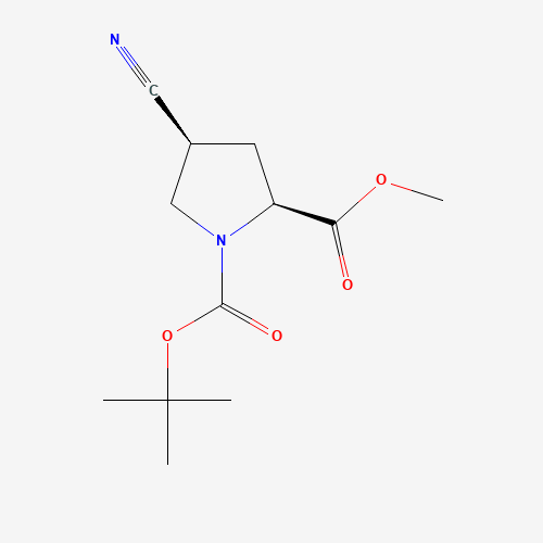 487048-28-2 Boc-cis-4-cyano-L-proline methyl ester chemical structure