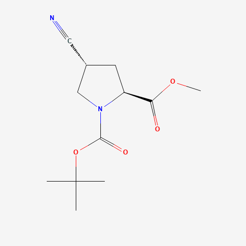 194163-91-2 Boc-trans-4-cyano-L-proline methyl ester chemical structure