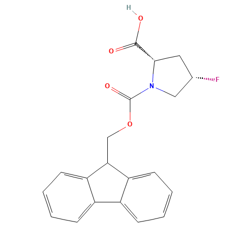203866-19-7 Fmoc-cis-4-Fluoro-L-proline chemical structure