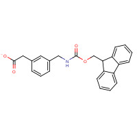 631915-50-9 Fmoc-(3-aminomethylphenyl)acetic acid chemical structure