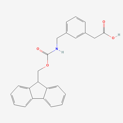 631915-50-9 Fmoc-(3-aminomethylphenyl)acetic acid chemical structure