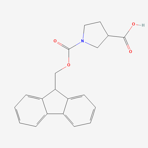 885951-89-3 Fmoc-1-pyrrolidine-3-carboxylic acid chemical structure