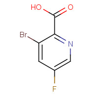 1189513-55-0 3-Bromo-5-fluoro-2-pyridinecarboxylic acid chemical structure