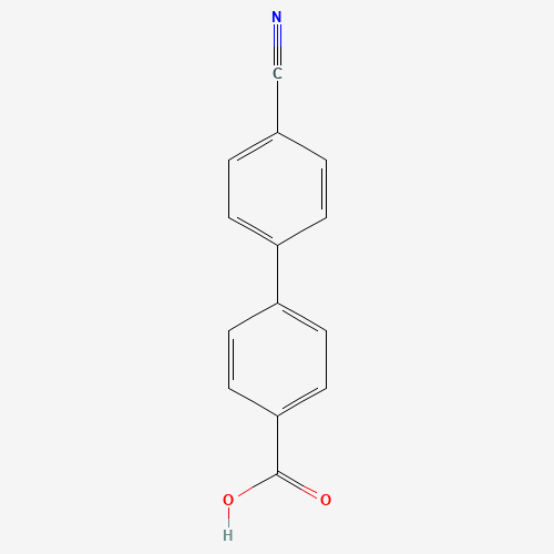 5728-46-1 4'-Cyano[1,1'-biphenyl]-4-carboxylic acid chemical structure